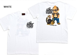 ライダーズベイビー＆タイガー半袖Tシャツ◆Native Gang Family ホワイトXLサイズ NGF34-591 ネイティブギャングファミリー 虎