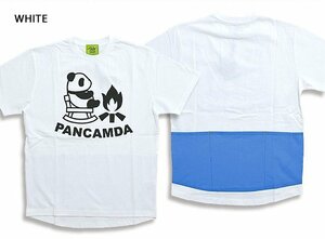 PANCAMDA背面ポケット付きTシャツ◆PANDIESTA JAPAN ホワイトXXLサイズ 582363 パンディエスタジャパン パンダ キャンプ アウトドア