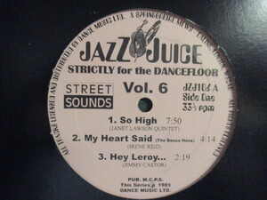 VA ： Jazz Juice Vol.6 12'' (( King Pleasure / Billy Larkin / Janet Lawson Quintet / Club Jazz / 落札5点で送料無料