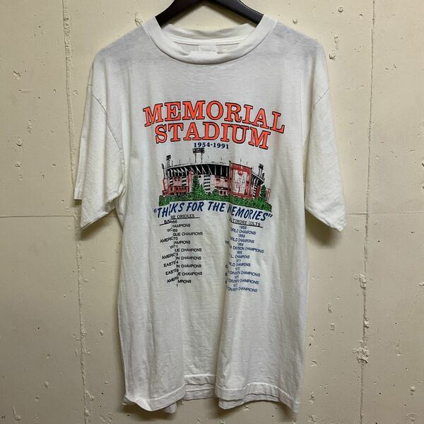 USA製 CHAPPY'S MEMORIAL STADIUM プリントTシャツ 半袖Tシャツ L 古着