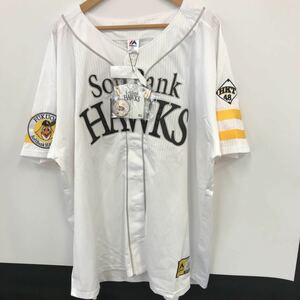 HKT48 コラボユニフォーム　キーホルダー付き　福岡ソフトバンクホークス　2XL 渕上舞