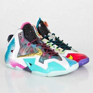 NIKE LEBRON XI PREMIUM What the 28.5cm ナイキ レブロン 11 プレミアム ワット ザ US10.5