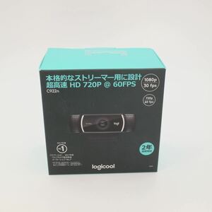 logicool ロジクール C922n ウェブカメラ　三脚付き 箱付き