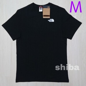 THE NORTH FACE ノースフェイス tシャツ 半袖 トップス 人気 黒 ブラック 海外限定 シンプルドーム 海外Mサイズ