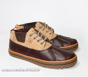 Sperry Top-Sider スペリー トップサイダー Fowl Weather チャッカブーツ STS11878 ブラウン レザー 本革 8.5 サイズ 約26cm 未使用品