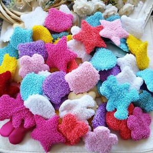 モコモコ デコパーツ プラパーツ ハンドメイド 手作り 大量 ふわふわ キラ2