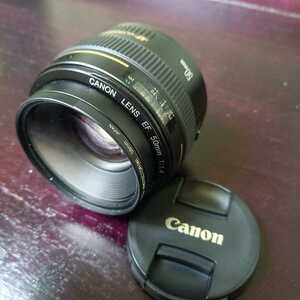 キャノン canon ef 50mm 1:1.4 ultrasonic レンズ
