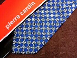 ♪26521C♪良品【花 装飾 柄】ピエールカルダン【pierre cardin】ネクタイ