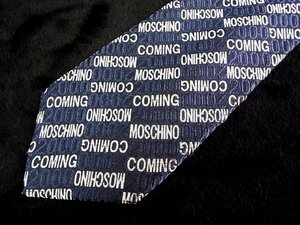 ! now week. bargain sale 980 jpy ~!0559! condition staple product [MOSCHINO] Moschino [ Logo pattern ] necktie!