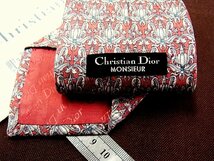 ♪26937C♪良品【植物 柄】ディオール【Dior】ネクタイ_画像2