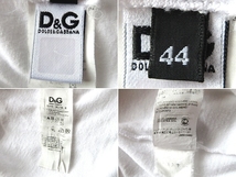 ネコポス対応 D&G ドルチェ&ガッバーナ ハートワッペン 唇/リップ FOR YOUR PLEASURE プリントTシャツ 半袖カットソー 44 白 ホワイト_画像10