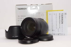 極上品★TAMRON タムロン 35-150mm F2.8-4 Di VC OSD A043 キャノン Canon EFマウント用 フルサイズ対応★元箱付 070005