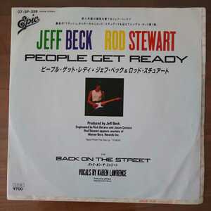 ジェフ・ベック & ロッド・スチュアート JEF BECK & ROD STEWART シングル盤 / ピープル・ゲット・レディ EP レコード