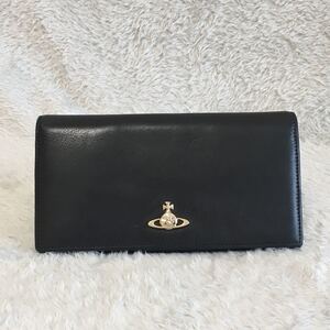 【中古・極美品】 Vivienne Westwood ヴィヴィアンウエストウッド 長財布 レザー