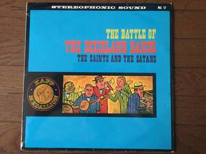 The Battle Of The Dixieland Bands / The Saints And The Satans ステレオ・ディキシー合戦 / 東芝音工国内盤カラーLP！美盤