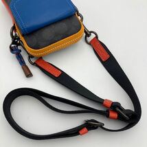 1円〜【極美品】COACH コーチ PACER コンバーチブル ショルダーバッグ ポーチ メンズ レディース レザー 本革 マルチカラー クロスボディ_画像8