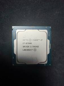 ジャンク品☆Intel PC プロセッサー Core I7-8700K LGA1151 インテル CPU