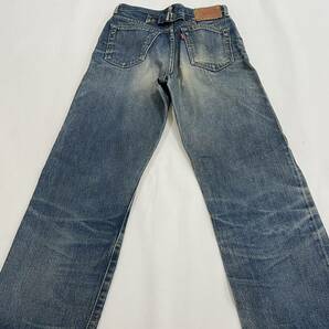 91年製 Levi's リーバイス 鬼ヒゲ ハチノス W701XX W28 L32(7号)レディース シンチバック ジーンズ デニム 赤耳 bigE ビンテージの画像8