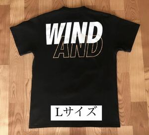 L wind and sea 2021SS 定番 BIG LOGO Tシャツ BLACK 黒 USED 中古 ビッグロゴ ウィンダンシー
