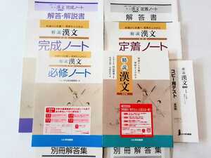 バラ可 新品 改訂版 精説 漢文 定着ノート 完成ノート　必修ノート いいずな書店　精説漢文　共通テスト　古典　いいずな　改訂　