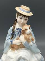 希少 限定品 英国 コールポート 女性 犬 ベストフレンド ウェッジウッド に統合 レア (11)_画像2