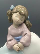 リヤドロ LLADRO ナオ 陶器人形 1329 少女 女の子 フィギュリン スペイン製 陶器 置物 リアドロ_画像2