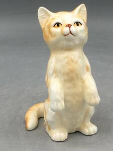 ダンブリーミント 茶トラ ネコ キャラクター 猫 シリーズ ねこ フィギュリン 置物 陶器 ＃