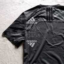 新品 正規品 adidas アディダス ジャージ 上下セット Tシャツ ハーフパンツ セットアップ ロゴ プリント CAMO柄 グレー 青 迷彩 XO ( 2XL )_画像7