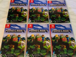 6本セット 新品未開封 マインクラフト Minecraft Nintendo switch ニンテンドースイッチソフト 6個セット