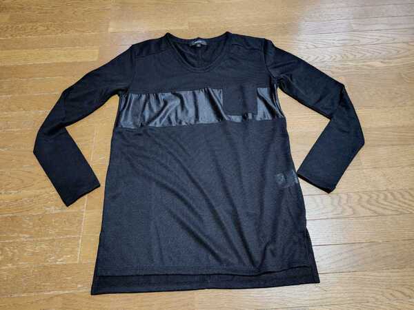 USED/コムサイズム/長袖カットソー/黒/サイズ7