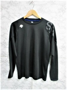 ☆DESCENTE デサント ロゴ プリント Tシャツ 長袖/メンズ/M☆新作モデル