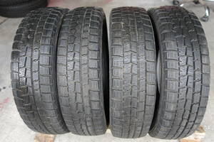 ９.5分山 スタットレス 155/65R14 ダンロップ WINTERMAXX WM01 ４本 b-111