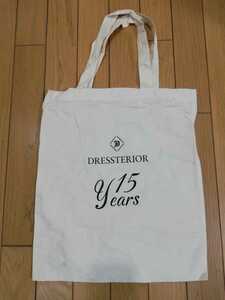 free shipping, unused, limitation item ~DRESSTERIOR( Dress Terior )~15 anniversary eko-bag 