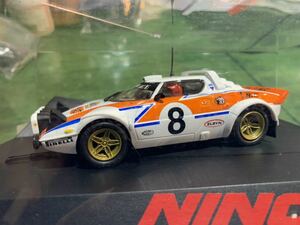  unused Ninco slot car 1/32 LANCIA STRATOS BIC person ko slot car Lancia Stratos Bick 