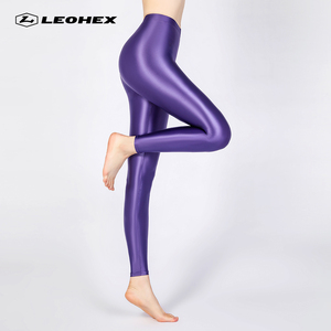 * postage included *JG-G XL size purple LEOHEX super lustre super .... cosplay leggings spats Latin Dance beautiful legs 