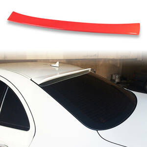 純正色塗装済 ABS製 ルーフ スポイラー メルセデスベンツ用 Eクラス W211用 後期 Lタイプ ポン付け カラーコード：590 QRS-28208