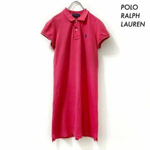 【送料無料】POLO RALPH LAUREN★半袖 ポロシャツワンピース ピンク