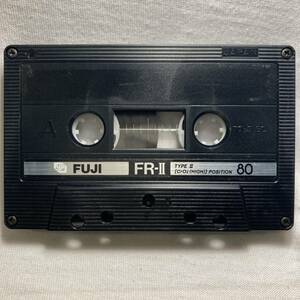レトロ■■富士フィルム FR-Ⅱ80　カセットテープ ハイポジション　TYPEⅡ HIGH POSITION Cassette Tape USED