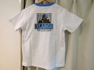 X-LARGE XLARGE エクストララージ Kids スケボーボックスゴリラ Tシャツ 白 リンガーT 140 キッズ ZOZOTOWN 完売 最新 送料 \230~値下げ！