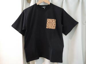 X-LARGE XLARGE エクストララージ Kids ヒョウ柄ポケット Tシャツ 黒 140 キッズ ZOZOTOWN 完売 ワイドシルエット 最新 送料 \230~値下げ