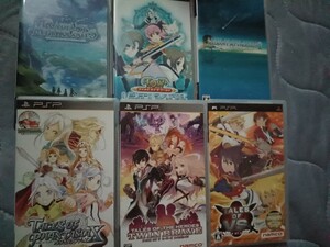 テイルズ オブ 6本セット PSPソフト 動作品