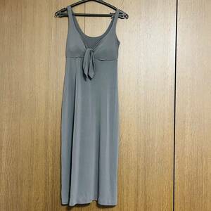  not yet have on tag attaching Agnes B France made slip dress One-piece size 1 gray regular price 29,400 jpy 