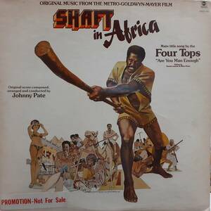 米PROMOオリジLP！白ラベル！Johnny Pate /O.S.T./ Shaft In Africa 73年 ABC ABCX-793 シャフト アフリカ大作戦 Four Tops MURO DJ Shadow