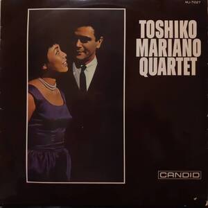 日本盤LP！MONO盤 初版盤 ペラジャケ！秋吉敏子 / Toshiko Mariano Quartet 1961年 CANDID(ビクター) MJ-7027 Charlie Akiyoshi 和ジャズ