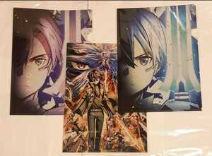  Sword Art * online *SAO exhibition *THE ART OF SWORD ART ONLINE10th Anniversary* Ueno. forest art gallery * clear file * drill to,eiji*①