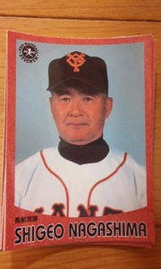 2000　プロ野球ステッカー 　６枚　巨人 　読売ジャイアンツ　 長嶋茂雄　上原浩治　桑田真澄　高橋由伸　エポック社