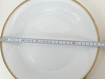 Noritake ノリタケ　シンプル　ディナープレート クリスティン　金の縁　大皿　3枚セット：D497_画像6