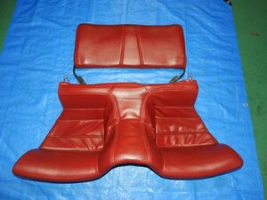 ⑭ FD3S RX-7 1 type type X original rear seats rear seat after part seat red leather interior ASSY RX7 Spirit R turbo 13B-REW Mazda first term latter term 