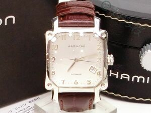 ◆A4246 ハミルトン ロイド デイト 000221 裏スケ 自動巻き 腕時計 良品