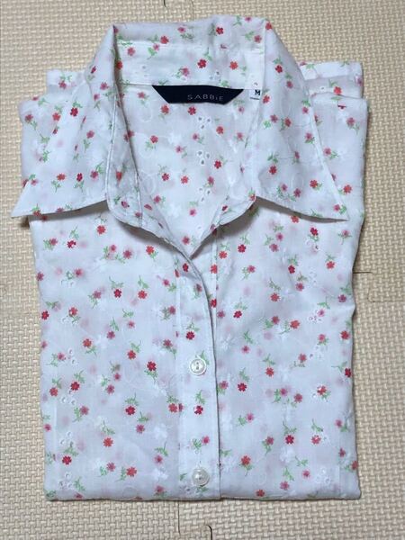 半袖シャツ 花柄シャツ M